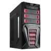 Caixa Atx Gaming 2Hix Chief - Black/Red - GreenFever