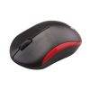 Rato Wireless 2Hix Mw5 Preto Vermelho - GreenFever