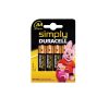 Pilhas Duracell AA (Pack - 4 Pilhas) – GreenFever