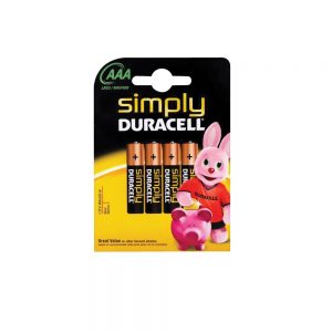 Pilhas Duracell AAA (Pack - 4 Pilhas) – GreenFever