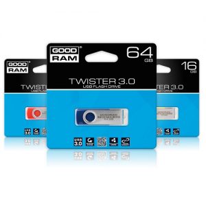 Pen Drive 64Gb Usb 3.0 Goodram Twister - GreenFever