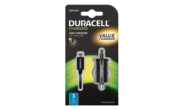 Carregador Isqueiro Duracell 12V 1A Cabo Micro USB - GreenFever