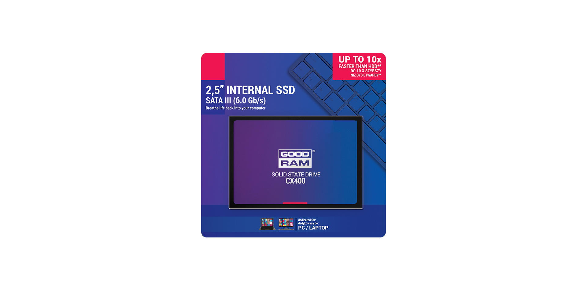 Disco Duro Ssd Goodram CX400 256GB Sata III - Image 2