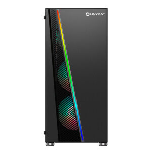 Caixa Gaming Atx Glayze RGB*1  Preta - Image 4