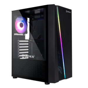 Caixa Gaming Atx Glayze RGB*1  Preta - Image 2
