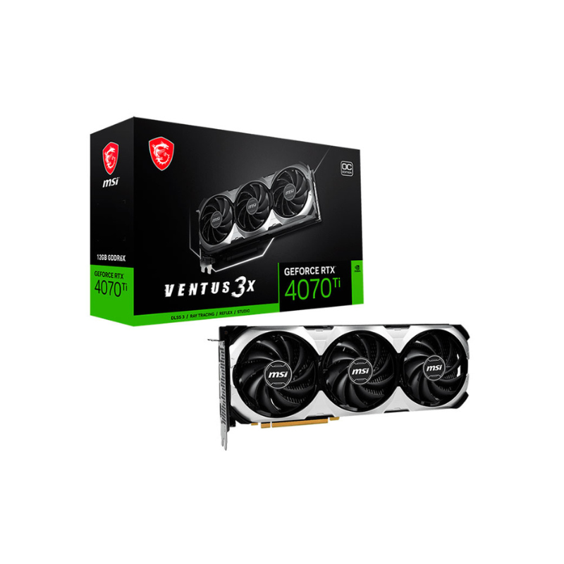 Placa Gráfica MSI Nvidia RTX 4070 Ti Ventus OC 3X 12GB GDDRX6