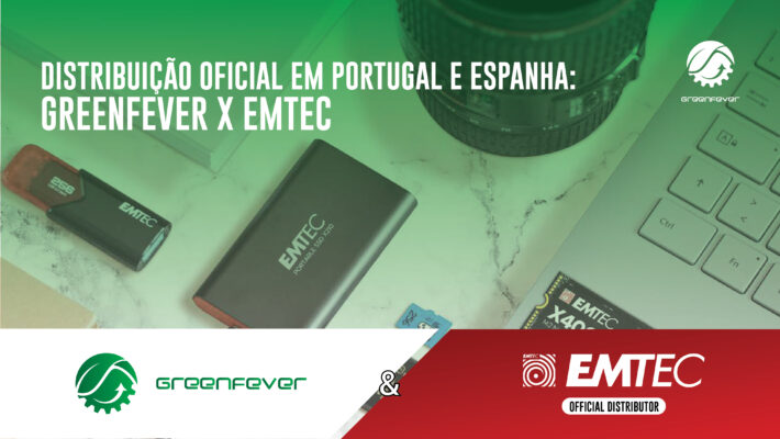 Parcerias, Distribuição Oficial, GreenFever, EMTEC