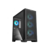 Caixa Abysm Gaming Danube Mura BX300 ARGB E-ATX Preta