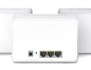 Alternative view of Router Mercusys Wireless AX3000 Halo H80X Whole Home Mesh Dual-Band Gigabit WiFi 6 Pack de 3