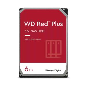 Disco Duro WD Red Plus 6Tb 256Mb  3.5" SATA 6Gb/s 5400rpm