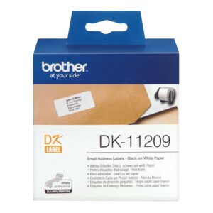 Rolo Etiquetas Original Brother DK11209  29x62 mm  800 Unidades pré Cortadas
