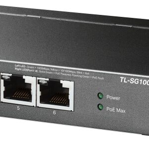 Alternative view of Switch TP-Link TL-SG1006PP 6 Portas GB 3 Portas PoE+ 1 Porta PoE++
