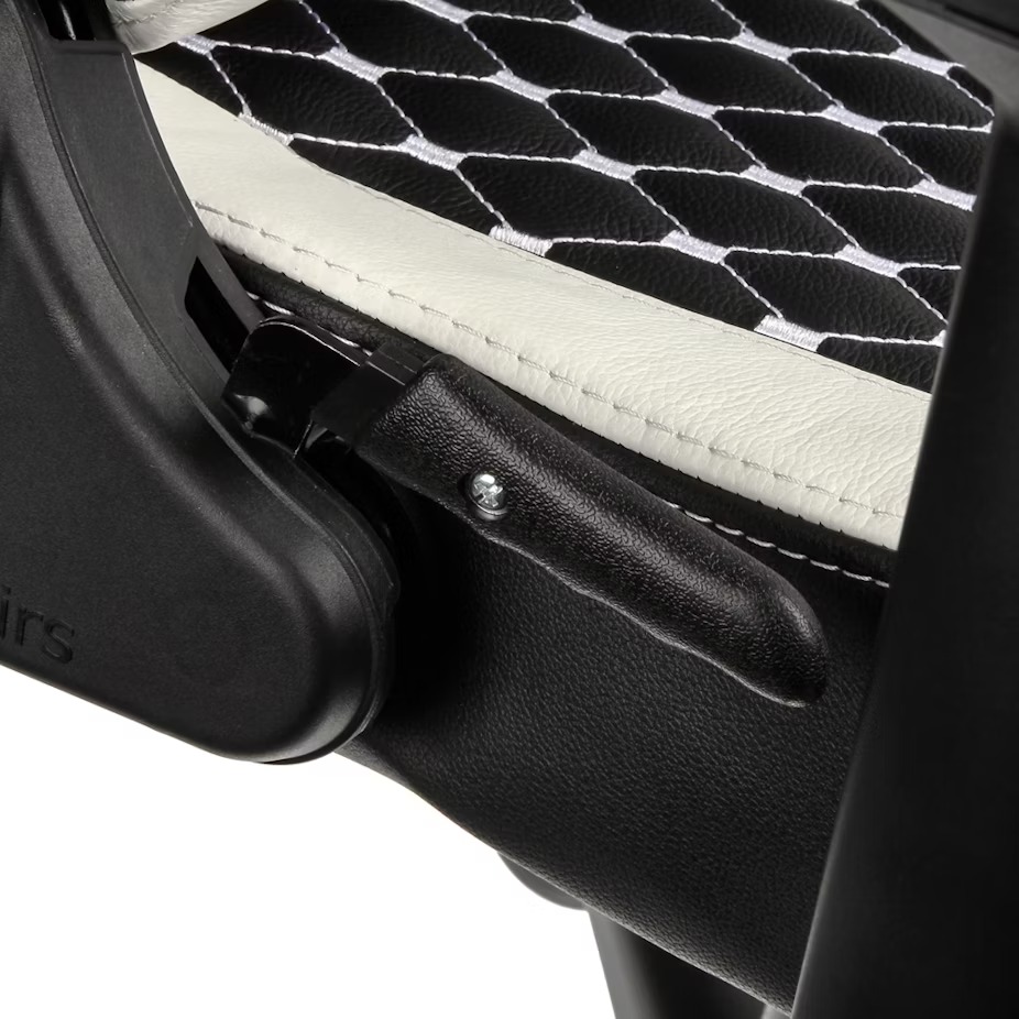 Cadeira noblechairs EPIC Real Leather - Preto / Branco / Ve - Image 20