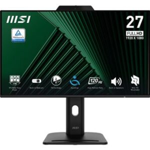 Monitor MSI MP272PMG  27" FullHD IPS 120Hz 4ms 1xVGA 1xDP 1xHDMI HUB Usb Audio Ajuste em Altura e Pivot