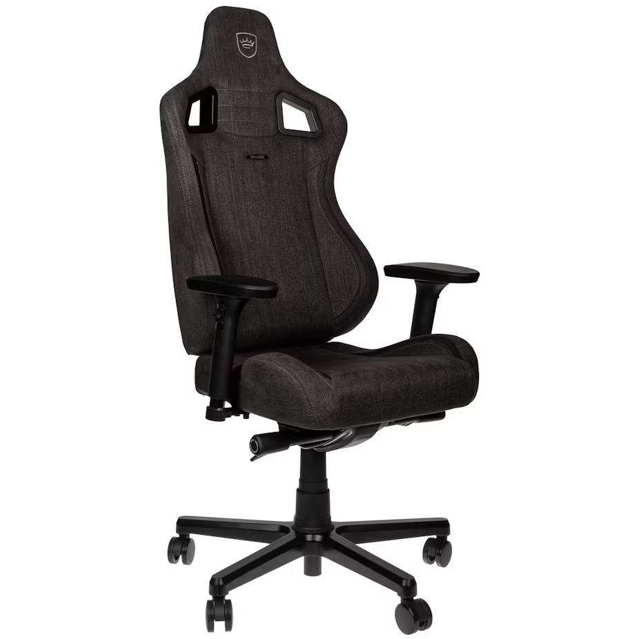 Cadeira noblechairs EPIC Compact TX Cinza e carbono
