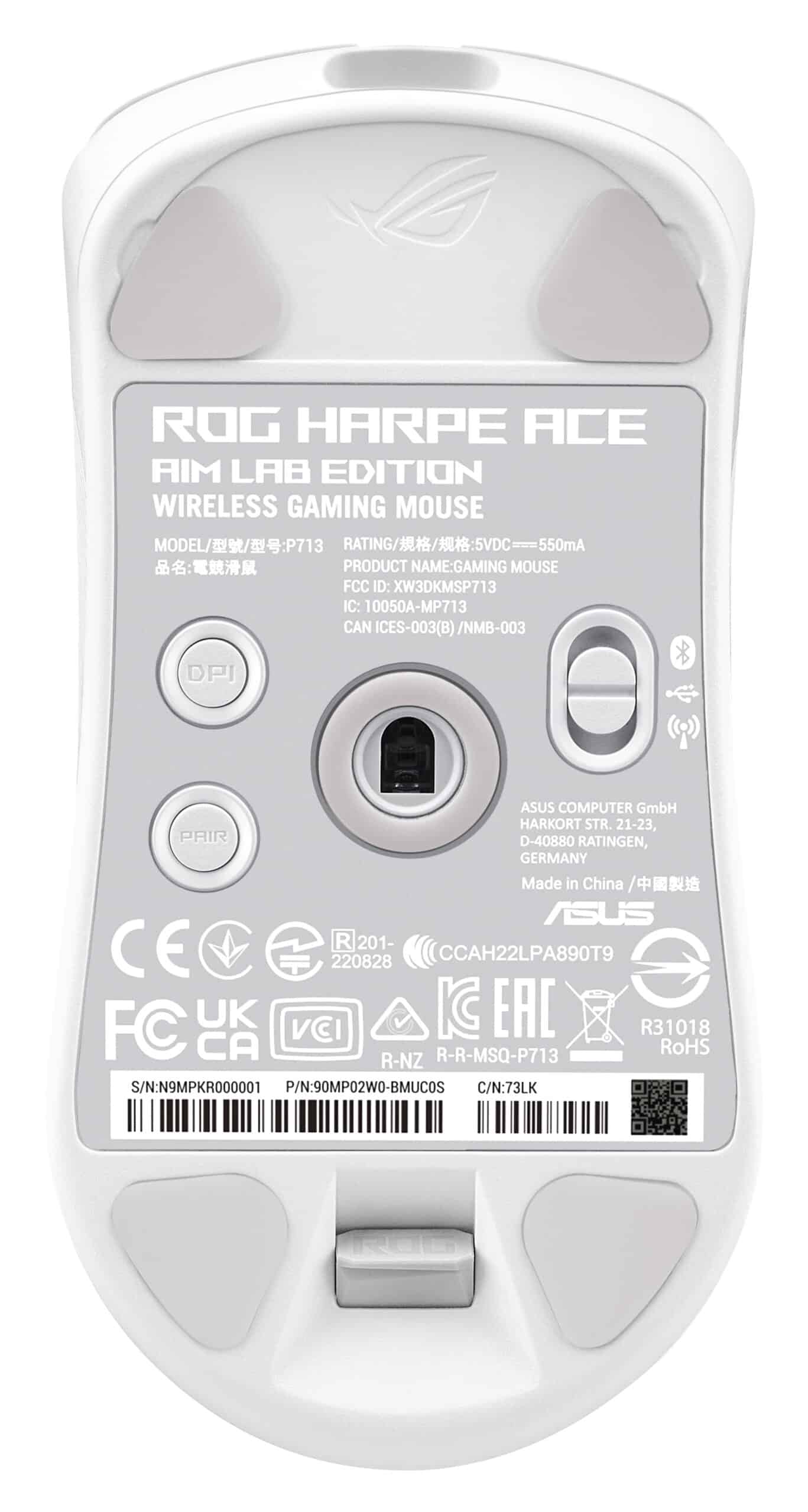 Rato Gaming Wireless Asus ROG RF Wireless + Bluetooth + USB Type-C 36000 DPI - Image 2