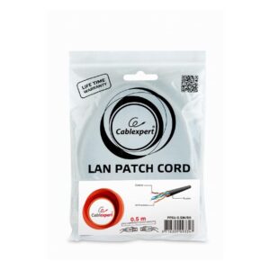 Alternative view of Cabo Rede Cat 6.  0.5M  - Preto