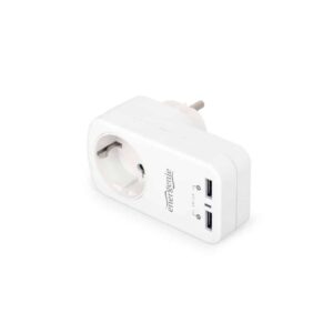 Alternative view of Carregador Gembird Parede 2 Portas USB com Adaptador Corrente