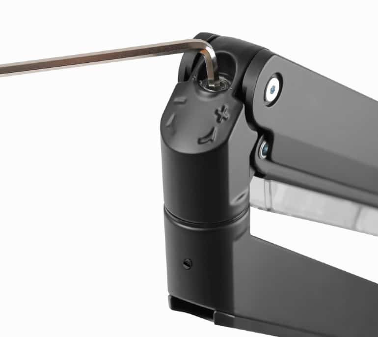 Suporte para 3 Monitores Gembird Ajustável e facilidade de Movimento suporte até 27" e 7 Kg - Image 8