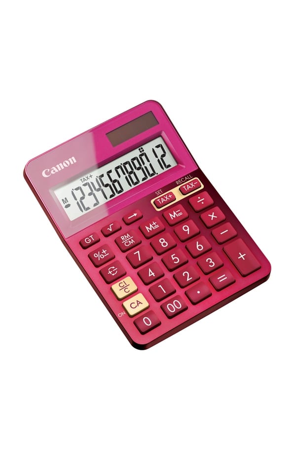 Calculadora Canon LS-123K-MBL EMEA DBL Rosa - Image 2