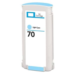 Tinteiro Compatível HP 70 Azul Claro Substitui C9390A  130mL