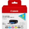 Tinteiro Original Canon PGI550 CLI551 Pack de 6 - 6496B005