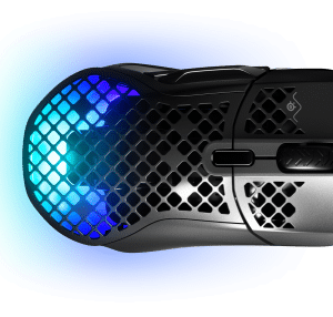 Alternative view of Rato Gaming Steelseries Aerox 5 RF Wireless/Bluetooth/USB Type-A 18000DPI Preto