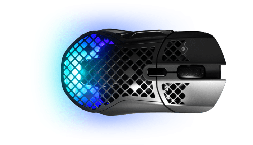 Rato Gaming Steelseries Aerox 5 RF Wireless/Bluetooth/USB Type-A 18000DPI Preto - Image 2