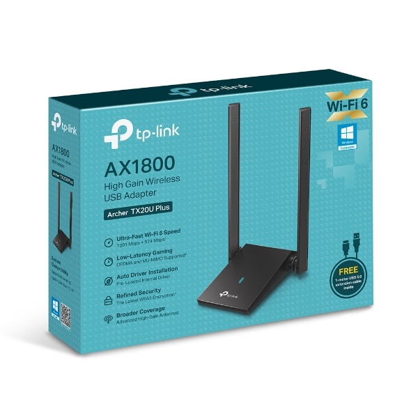 Antena TP-link AX1800 High Gain Dual Band Wi-Fi 6 USB Adapter - Image 4