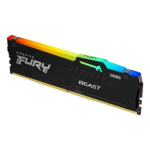 Alternative view of Memoria Dimm Kingston FURY Beast Black RGB 16Gb Ddr5 5600Mhz CL36