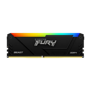 Alternative view of Memória Ram Kingston Fury Beast RGB 16GB 1x16 GB DDR4 3200MHz