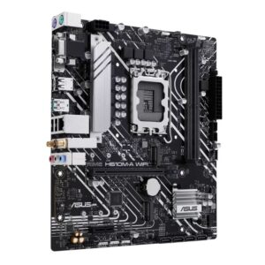 Alternative view of Asus Prime H610M-A WiFi Intel H610 LGA 1700 micro ATX