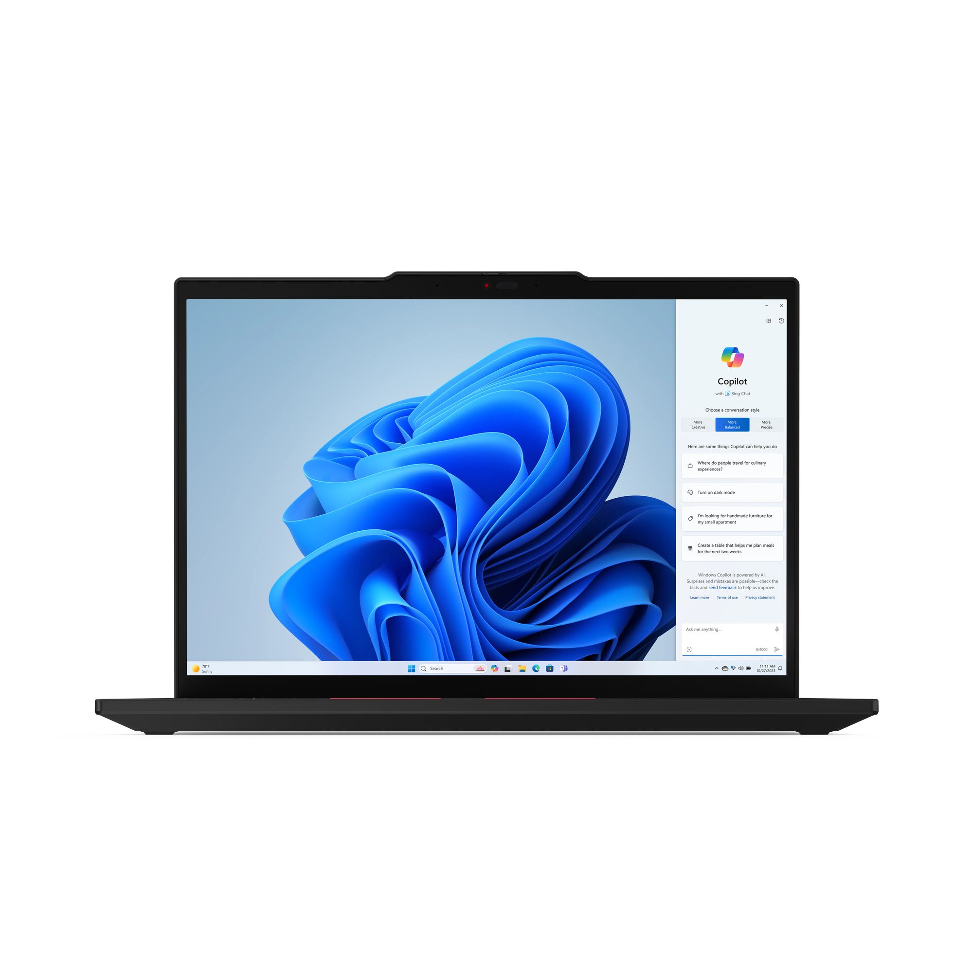Portátil Lenovo ThinkPad T14 G5 14" Intel Core Ultra 7-155U 32Gb 1Tb Win11 Pro 3Y (1Y Premier) - Image 4