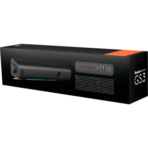 Creative Sound Blaster GS3 Barra de Som Gaming RGB Preta - Image 6