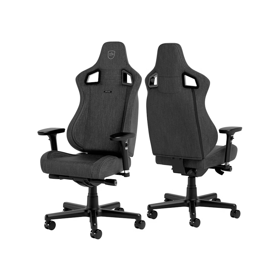 Cadeira noblechairs EPIC Compact TX Cinza e carbono - Image 10