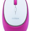 Rato Nilox Dual-Wireless Recarregável Rosa