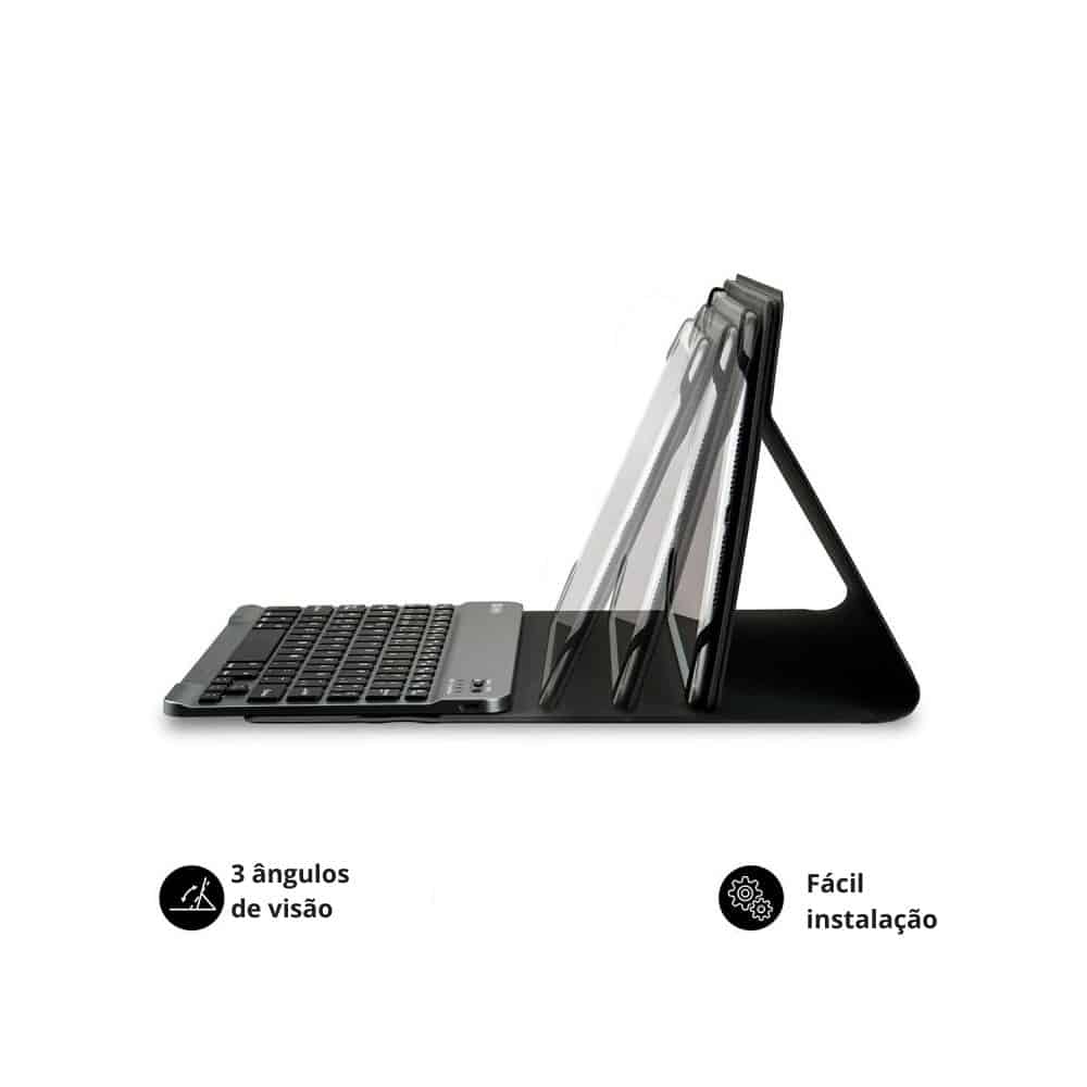 Capa para Tablet SUBBLIM KeyTab Pro c/touchpad Bluetooth Preta ESP - Image 3
