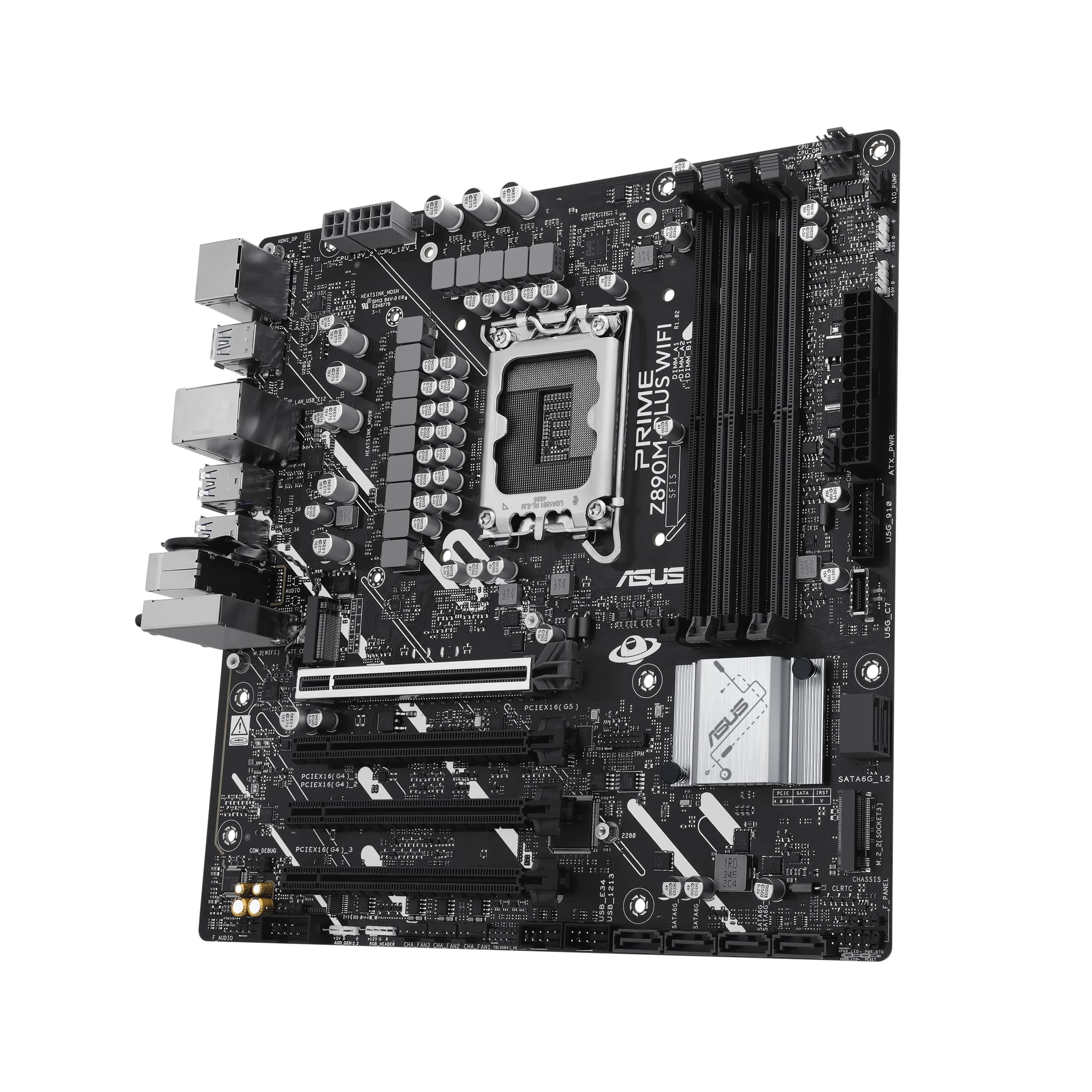 MotherBoard Asus Prime Z890M-PLUS WIFI Socket LGA1851 4xDDR5 Hdmi DP mATX - Image 10