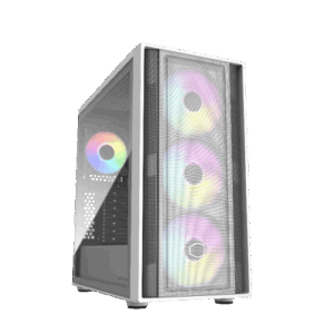 Alternative view of Cooler Master MasterBox 600 White Escritorio Blanco