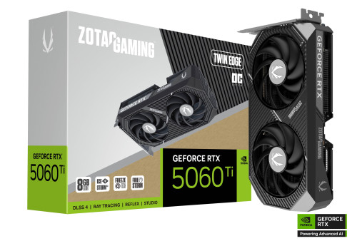 Placa Gráfica Zotac RTX 5060 TI 8GB Twin Edge OC GDDR7 - Image 2