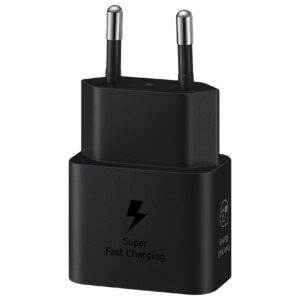 Alternative view of Carregador Samsung Super Fast Charging 25W Preto s/ cabo