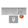 Teclado + Rato Wireless Tacens Zenith  com Tapete 3200dpi Dual Link 2.4GHz Branco