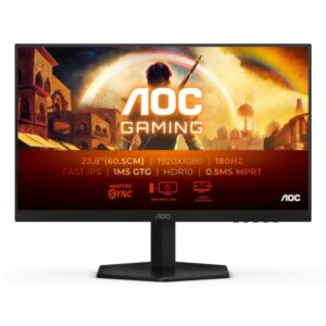 Monitor AOC 24G42E  23.8" LED FastIPS FHD 180Hz  1ms HDMI  DisplayPort  VESA 100x100mm