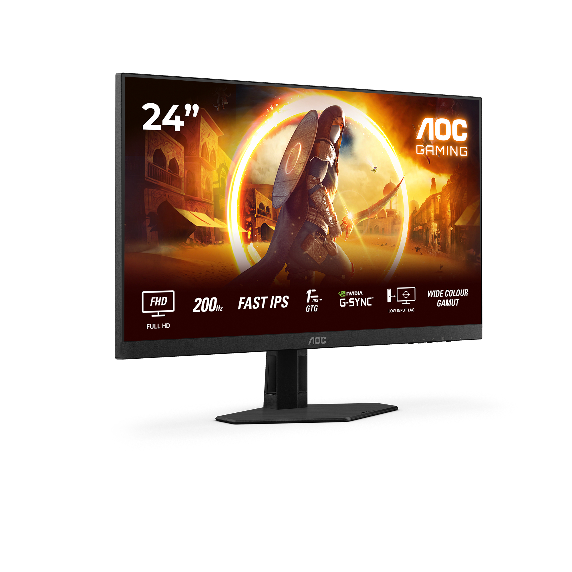 Monitor AOC 24G4HRE 24" Ips FullHD 0.5ms 200Hz Hdmi Dp Multimédia - Image 15