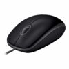 Rato Logitech B110 Silent USB 1000DPI 3 Botões Preto