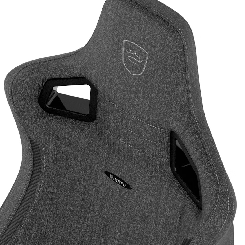 Cadeira noblechairs EPIC Compact TX Cinza e carbono - Image 7