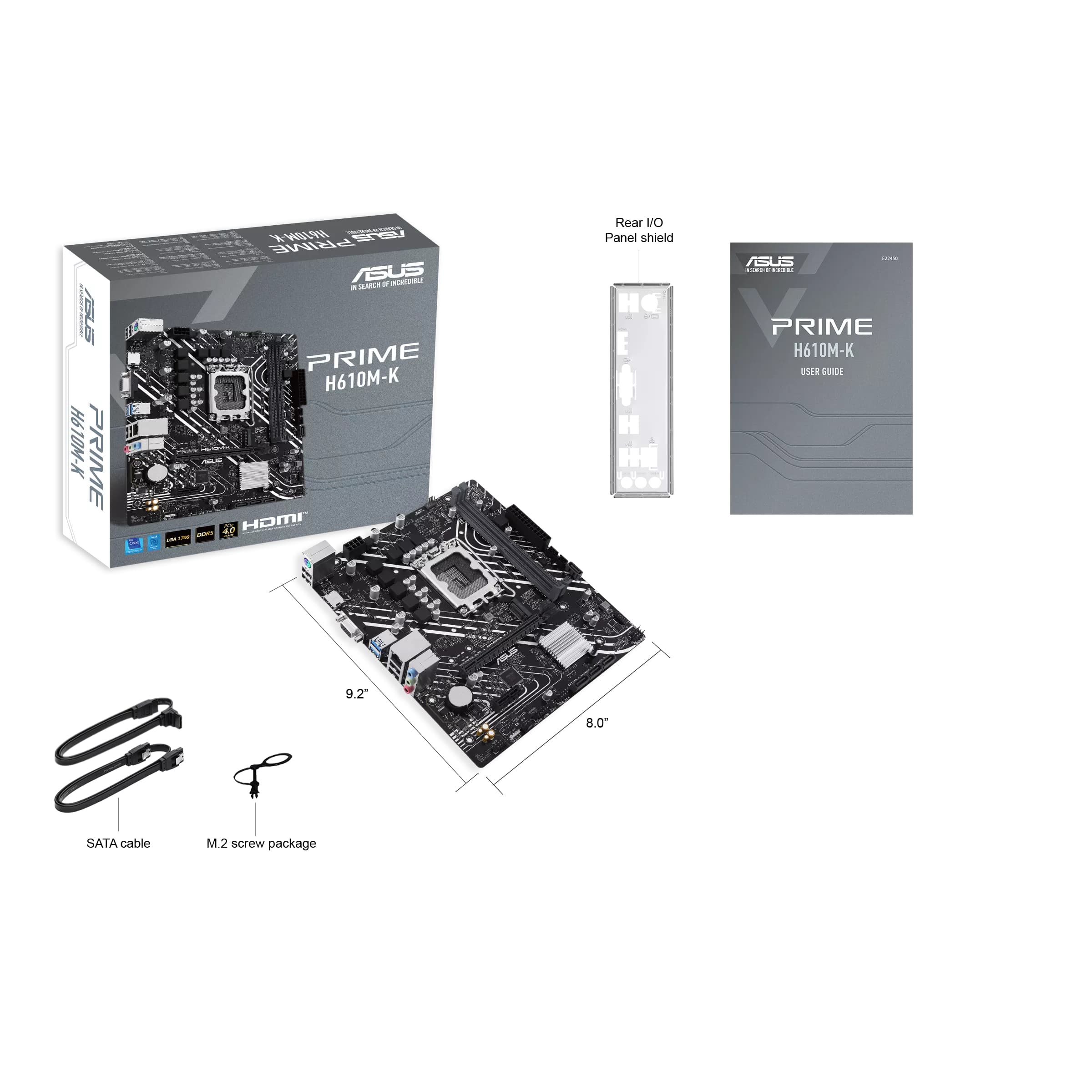 Motherboard Asus Prime H610M-K Socket 1700 DDR5 - Image 8
