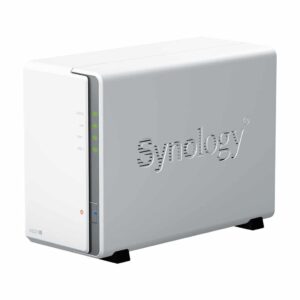 Alternative view of Synology  DS223j NAS Disk Station 2 Baias 3.5"- 2.5"  1Gb Ddr4  Formato Torre