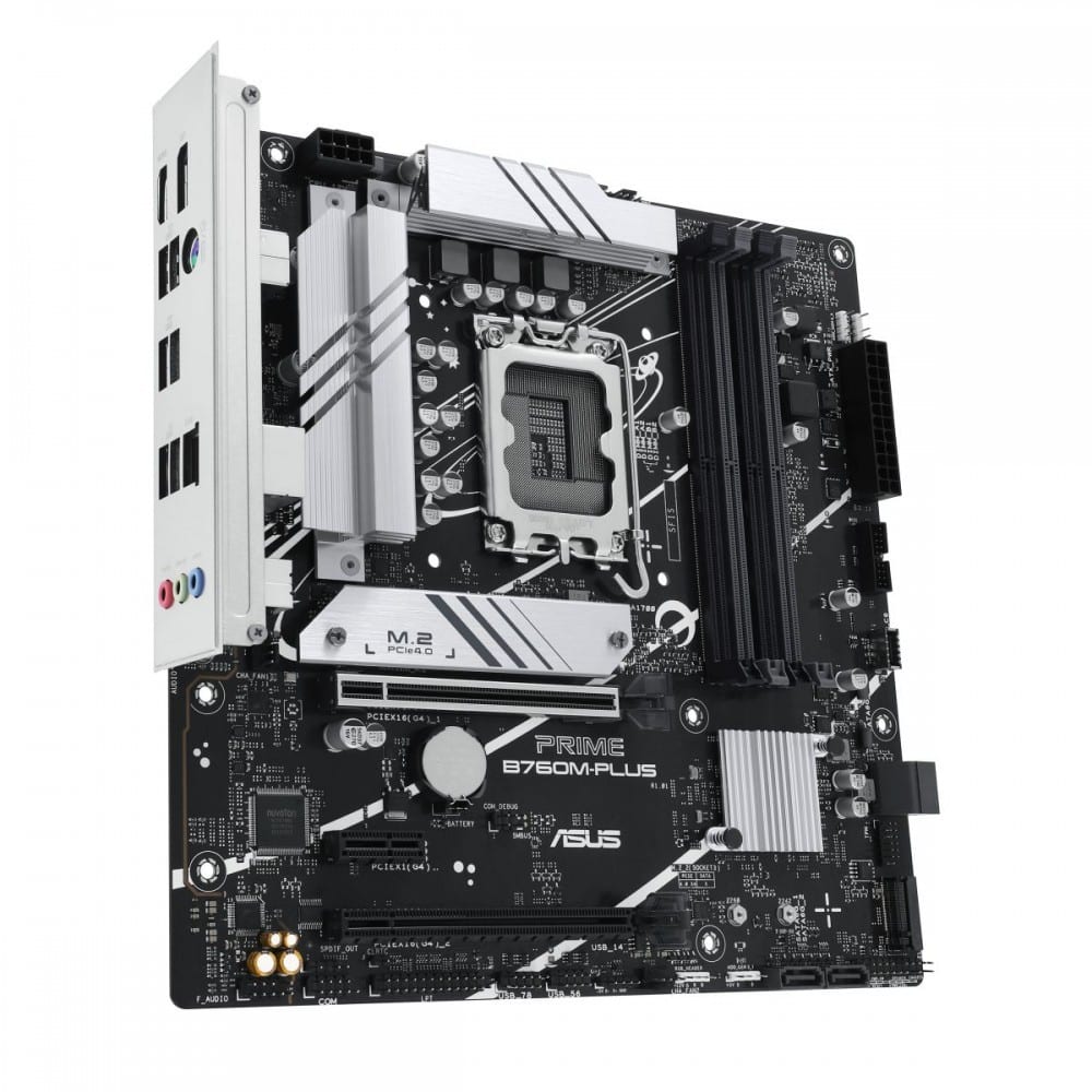 Motherboard Asus Prime B760M-Plus S1700 4x DDR5 HDMI+DP 4SATA+2M.2 5USB 3.2+1USB-C - Image 2