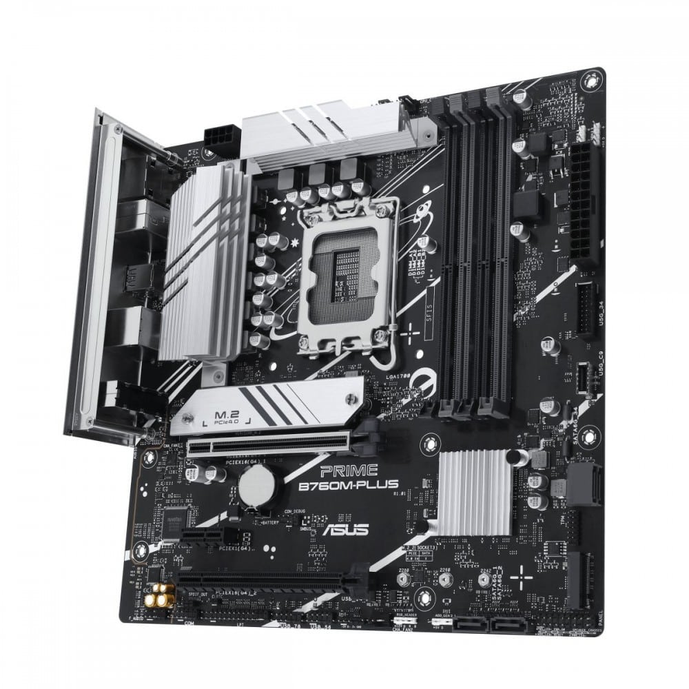 Motherboard Asus Prime B760M-Plus S1700 4x DDR5 HDMI+DP 4SATA+2M.2 5USB 3.2+1USB-C - Image 3